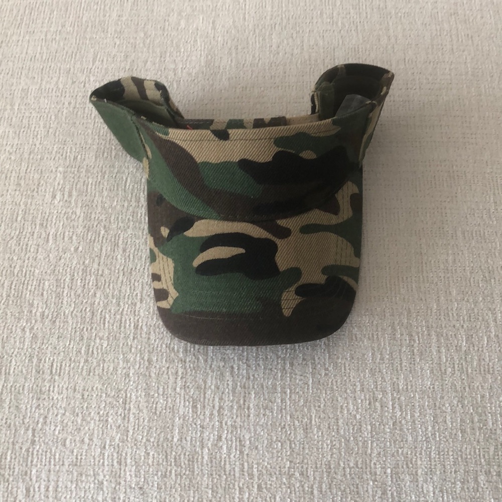 NWOT- Camo Visor - Velcro Closure-Adjustable